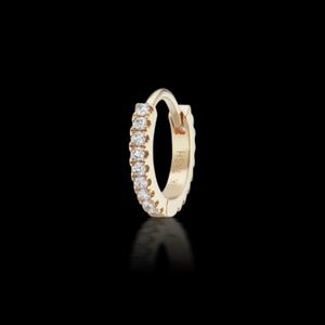Maria Tash 6.5mm Diamond Eternity Cuff Earring